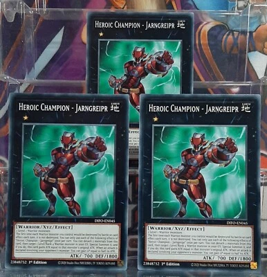 Yugioh Playset - Heroic Champion - Jarngreipr - DIFO-EN045 - Dimension Force EN - Bild 1 von 2