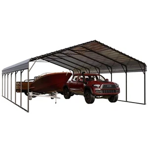 20' x 30' Metal Carport Heavy Duty Outdoor Reinforce Car Port Car Shelter Garage - Picture 1 of 9