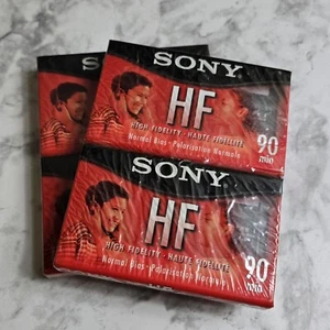 4 Sony HF High Fidelity Blank Audio Cassette Tapes 90 Min C-90HFL New - Picture 1 of 2