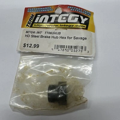 T7063HUB INTEGY RC Model HD Steel Brake Hub Hex for Savage - Image 1 of 4