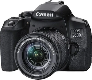 Canon EOS 850D Kit DSLR Camera With Lens (Black) By FedEx - Picture 1 of 5