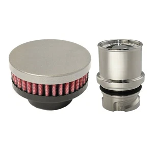 Valve Cover Breather for Chevy Silverado 6.6L Duramax Diesel (Gunmetal Gray) - Bild 1 von 3