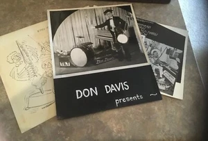 1970s Don Davis "The One Man Band " Totalmedia Lot Of 15 Assorted Press Photos - Picture 1 of 5