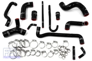 HPS Silicone Radiator Coolant + Heater Hose Kit for BMW E30 M3 88-91 LHD - Black - Picture 1 of 2