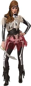 Rubie's Skellie Pirate Wench Glow In Dark Fancy Dress Adult Costume Standard