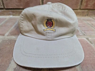 Chapéu CAP vintage anos 90 logotipo brasão Tommy Hilfiger cor cáqui Y2K - Imagem 1 de 4