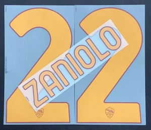 ZANIOLO ROMA NOME+NUMERO UFFICIALE HOME 2021-2023 Dekographics