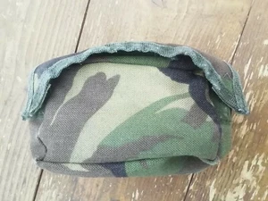 Dutch Army Small Zipped Chest Pouch - Woodland DPM Camouflage Grade 2 - 380gr/m - Picture 1 of 10