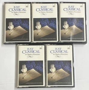 Just Classical - 101 Popular Masterpieces - AVM Records 5x Cassette Set  - Picture 1 of 9