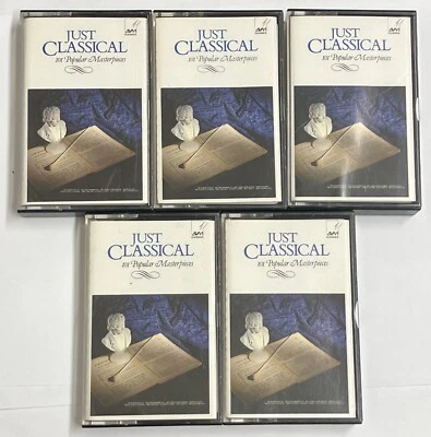 Just Classical - 101 Popular Masterpieces - AVM Records 5x Cassette Set  - Image 1 of 4
