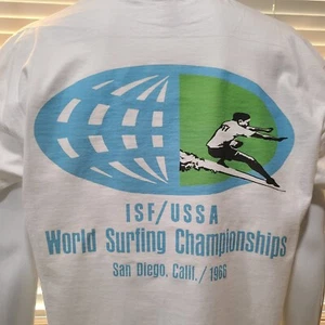 Camiseta vintage SURF/SURF/TABLA DE SURF/TIENDA DE SURF/ CAMPEONATOS MUNDIALES DE SURF 1966 - Imagen 1 de 5