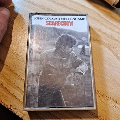 SCARECROW BY JOHN COUGAR MELLENCAMP CASSETTE TAPE, AUG-1985 SOUTHERN ROCK - Image 1 of 3