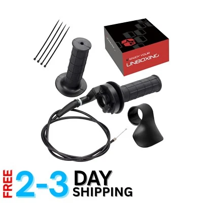 Compact Motorcycle Throttle Assembly and Cable - For Optimal Control and Comfort - Image 1 of 4