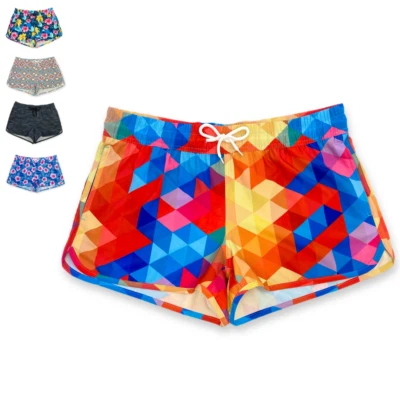 Women's Summer Boardshorts with Pockets Swimwear Shorts Quick Dry - Image 1 of 4