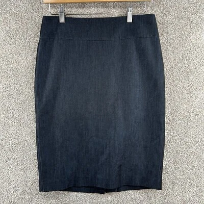 Falda para mujer Roz & Ali talla 6 azul forrada con cremallera Foto 1 de 4