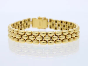 Pulsera Chopard Top Preis 750 oro amarillo 18 quilates 18,5 cm 55,02 gramos detalle - Imagen 1 de 6