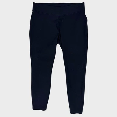 Lands' End Medium 10-12 Black Leggings Cotton Spandex - Image 1 of 4