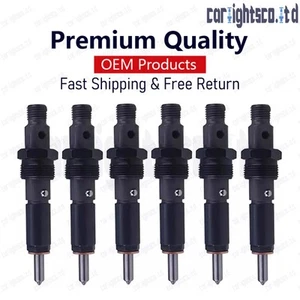 6Pcs Fuel Injector 0432133787 for Cummins 6BT5.9 6BTAA Diesel Engine 330 Marine - Picture 1 of 6