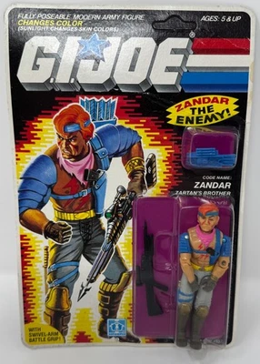 Figura de acción Hasbro GI Joe Zandar Zartan's Brother 1986 Foto 1 de 4