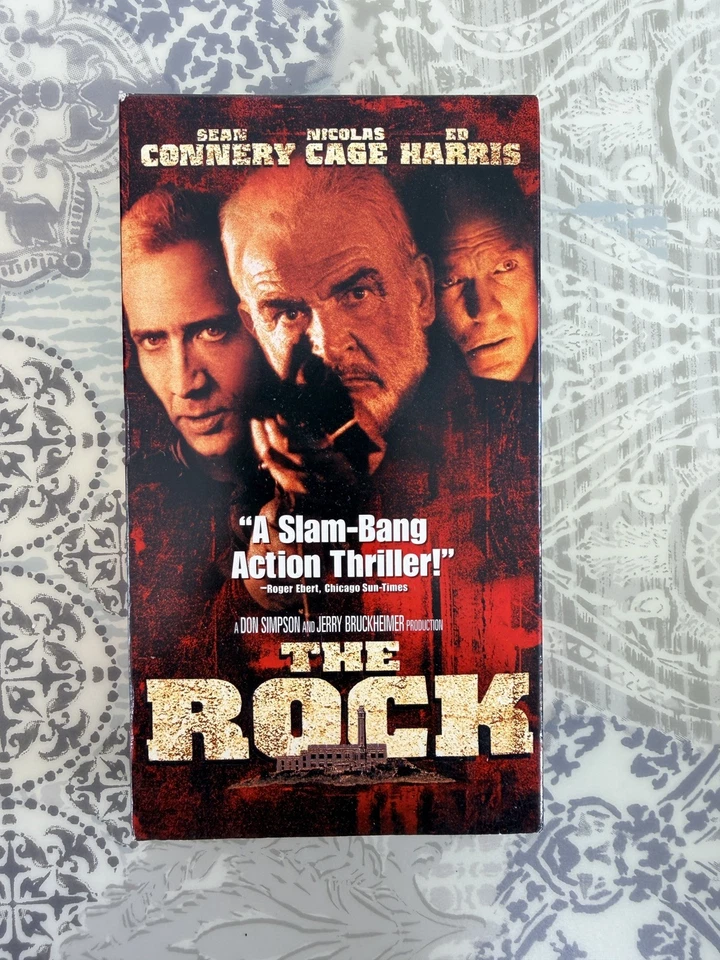 The Rock (VHS, 1998) Sean Connery, Nicolas Cage, Ed Harris   - Imagem 1 de 1