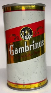 Gambrinus 12 oz. Lata de cerveza recta de acero - Imagen 1 de 6