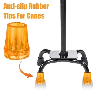 .Bastone da passeggio antiscivolo ispessito pad gomme punte zecca da passeggio - Foto 1 di 15