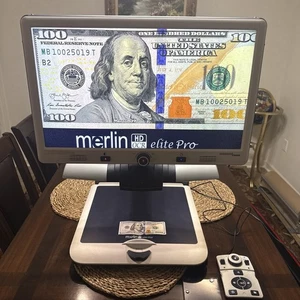 Merlin HD OCR ELITE Enhanced Vision 24" HD LCD OCR Magnifying Device - Picture 1 of 11