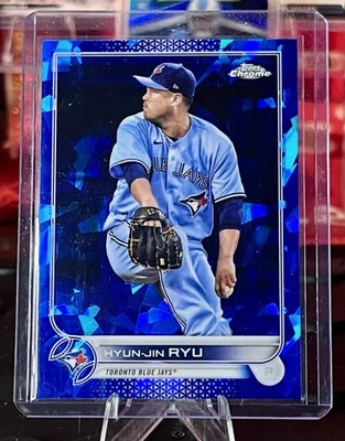 2022 Topps Chrome Sapphire Edition - Hyun-Jin Ryu #297 - color match - Blue Jays - Image 1 of 2