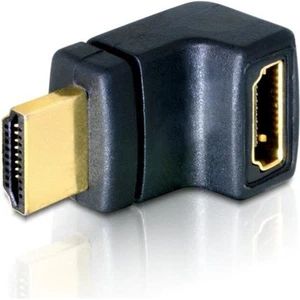 DeLock Adapter HDMI Bu > St 90°gewinkelt oben gold - Bild 1 von 1