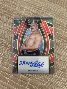 Panini WWE Select 2024 Red Wave Prizm Autograph Iron Sheik /99 - Bild 1 von 2