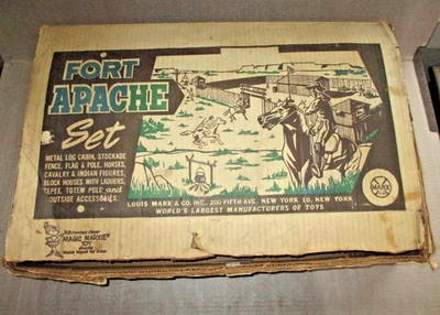 MARX #3680 Fort Apache Playset 1960`s - Image 1 of 4