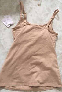 Auden XS Cotton Nude Tan Nusing Spandex Top Under Wear Bra Shapewear - Picture 1 of 3