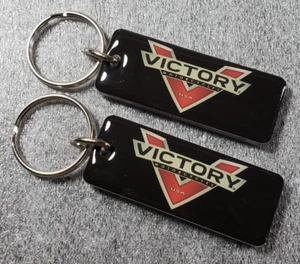 Victory Vision Vegas 8 Ball Hammer Gunner Magnum Motorcycle Key Ring NS 2 Pack - Picture 1 of 2