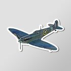 Supermarine Spitfire WW2 Fighter Plane Vinyl Laptop Desktop Glossy Sticker 4"