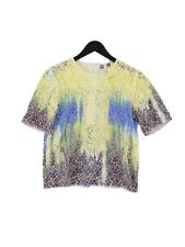 Msgm Women's Top S Multi Cotton with Polyamide Basic
