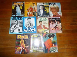 Lot 20 Vtg Magazines Comic Souvenir Book Ricky Rick Nelson 50s 60s 70s 80s Rare - Picture 1 of 3