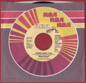 Nantucket 45 RPM Hiding from Love - RCA JH-13495 (1983) - Picture 1 of 2