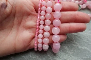Beautiful Rose Quartz Beads High-Quality Gemstone Beads for Bracelet & Necklace - Picture 1 of 16
