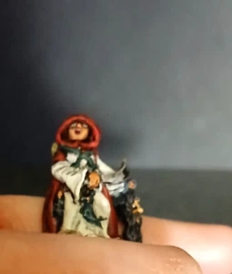 Heritage Dungeon Dwellers -1210c Head Druid- 1980 OOP Vintage Lead 25mm D&D Mini - Bild 1 von 8