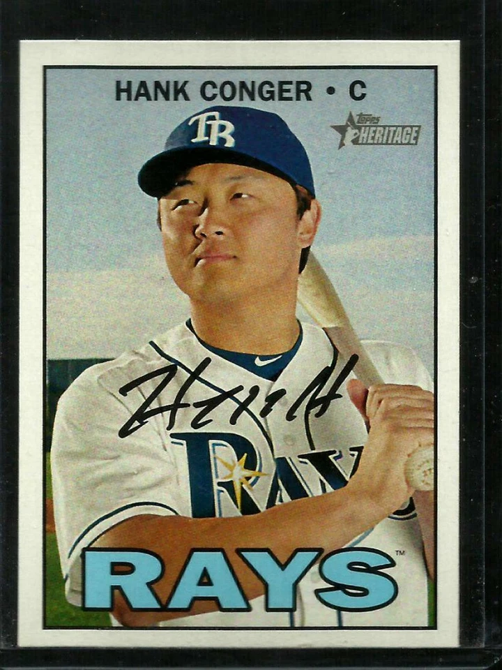 2016 Topps Heritage High Number #501 Hank Conger NM-MT Rays - Image 1 of 1