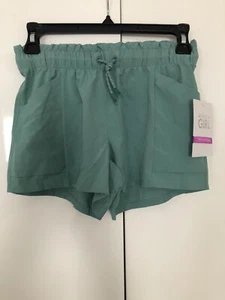 Athleta Girl Explore More 3" Teal VTEA Shorts Size M 8-10 New with Tags $36