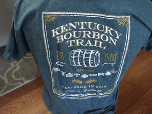 Kentucky Bourbon Trail T Shirt Tee Gray Men’s Large - Picture 1 of 6