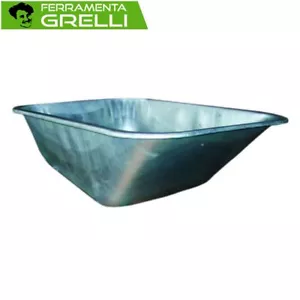 Vasca in metallo zincato per carriola - lt.85 (per cod.175272 mod.2019) - - Foto 1 di 1