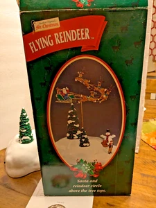 Vintage 1999 MR CHRISTMAS Flying Reindeer No Snowman - Picture 1 of 10