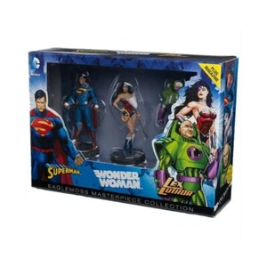 Eaglemoss Masterpiece Collection Superman Lex Luthor Wonder Woman NEW IN BOX - Picture 1 of 5