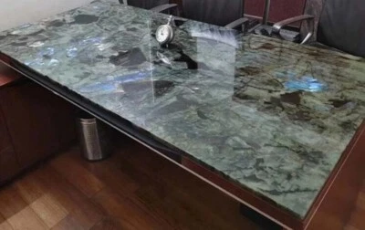 Labradorite Stone Countertop Kitchen Countertop/Slab Dining Table Stone Tabletop - Image 1 of 4