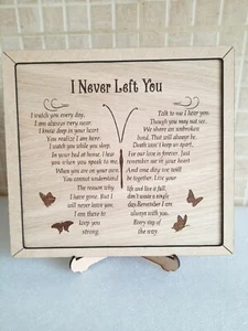 Remembrance plaque,butterfly family memorial sign - Picture 1 of 5