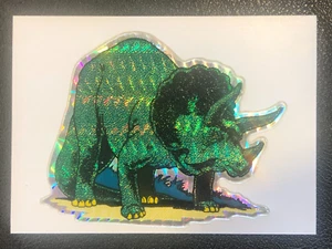 Dinosaurier prähistorischer Sammler Hologramm Aufkleber Karte 2 1/4" x 3 1/4" - Bild 1 von 2