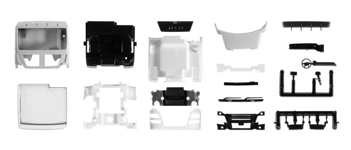 HERPA - 2 Cabine di MAN TGX XL Euro 6 con deflettore - In Kit - 1/87 - HER084741 - Immagine 1 di 1