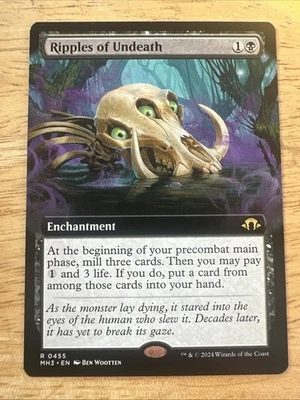 Ripples of Undeath (Extended Art) R Modern Horizons 3 455 NM - Image 1 of 2